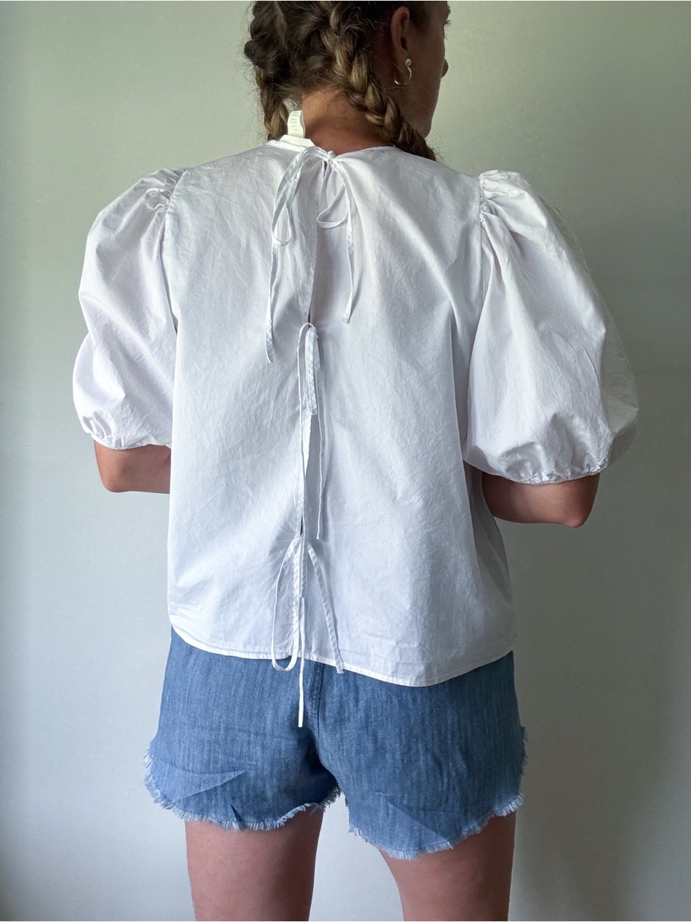 H&M Tie-Back Blouse